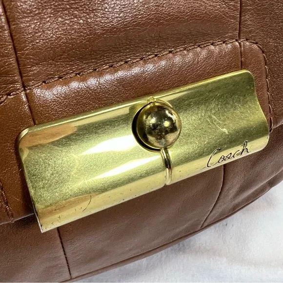 COACH Brown Leather Kristin Hobo Bag - Picture 5 of 14